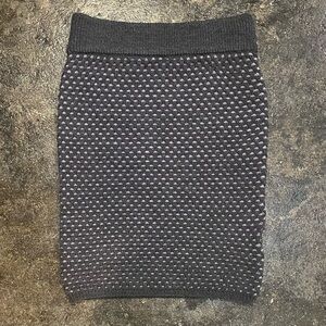 Opening Ceremony Womens Pencil Skirt Multicolor Elastic Waist Knit 100% Wool XS